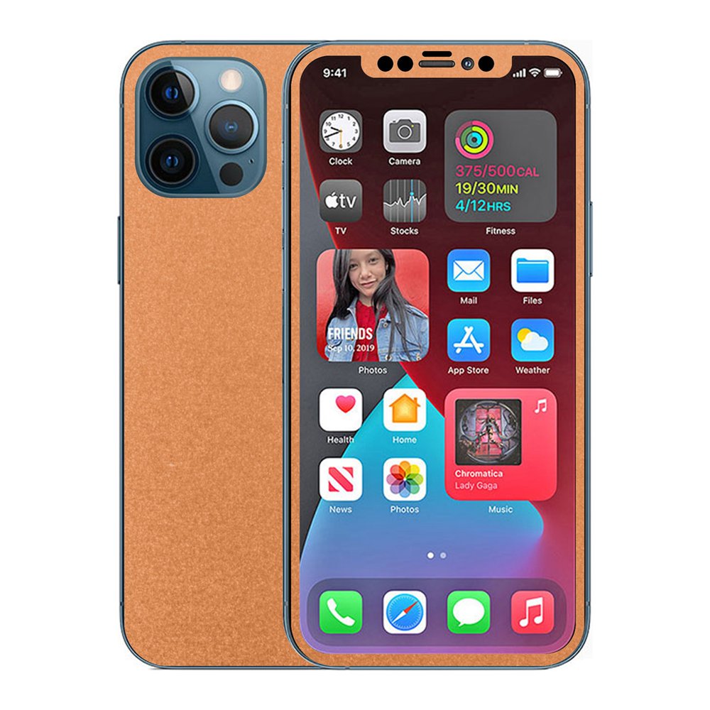 Full body Sticker for iPhone 12 Pro max, Dteck Sparking Glitter Back