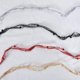 thumbnail image 3 of Cinta de cadena de cuentas de 11 yardas, perlas artificiales, cuentas de gasa satinada, 3 cuerdas, estilo beige, 3 of 5