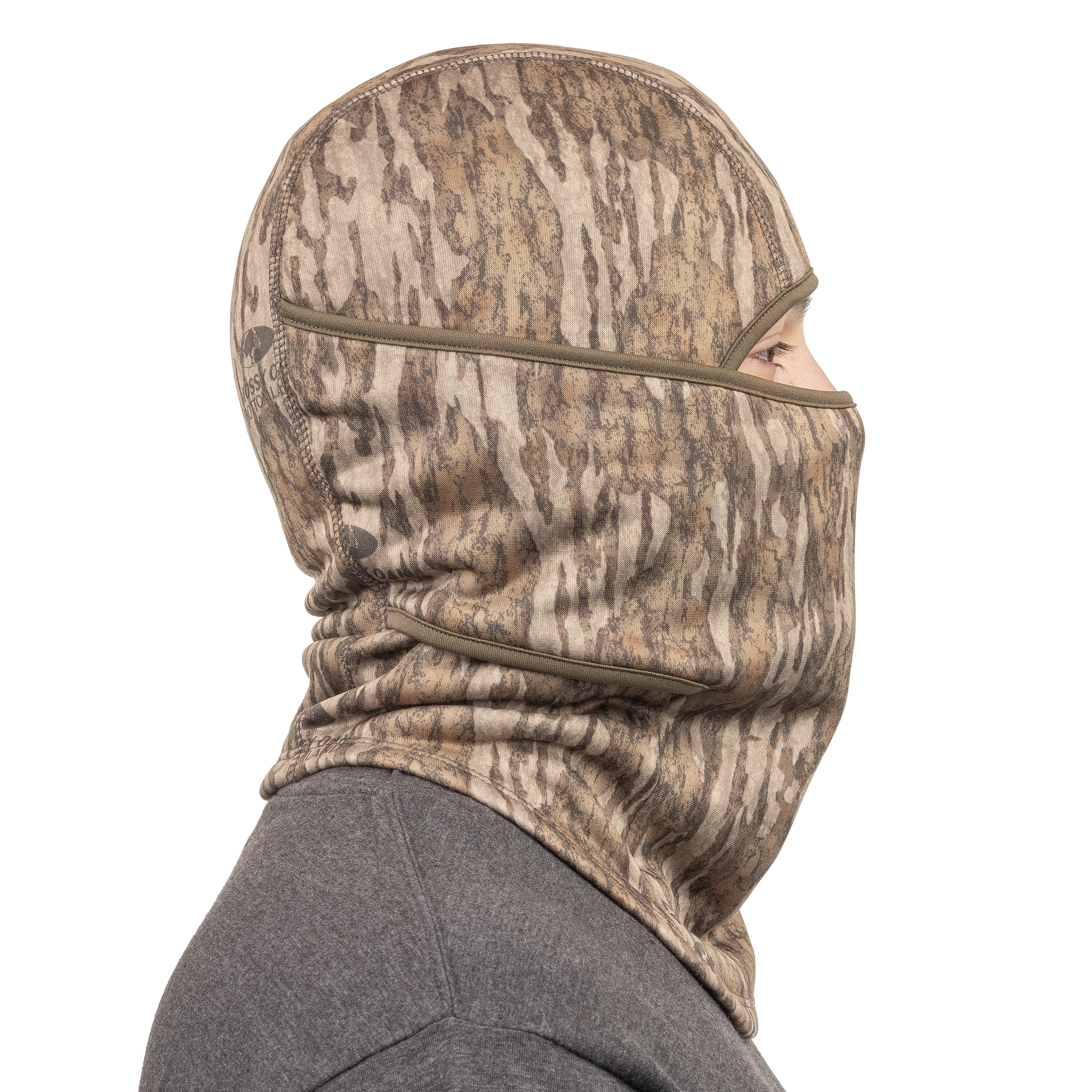 Huntworth Men's Renegade Midweight 4-in-1 Adjustable Balaclava – Mossy Oak Bottomland