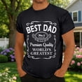 thumbnail image 2 of CONZONE Mens Fathers Day Tshirts Short Sleeve T-Shirts for Men Crew Neck Letter Graphic Casual Summer Tee Tops, 2 of 4