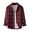 Red, variant on Dagugfen Shirts for Men Button down Long Sleeve Loose Lightweight Plaid Casual Fishing Shirts Work Shirts
