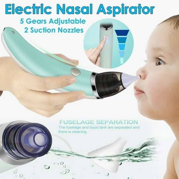 ODOMY Electric Baby Silicone Nasal Aspirator Vacuum Sucker Nose Mucus