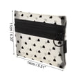 thumbnail image 3 of Unique Bargains 1Pc Women Heart Mesh Cosmetic Bag for Storaging Toiletry Beige-Small, 3 of 4