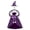 Purple, variant on Kmonabie Glitter Fabric Goose Costume Set, Holiday Cape Hat Outfit for Garden Lawn Statues, Christmas Yard Decorative Accessories with Ruffled Collar, Pink