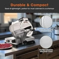 thumbnail image 6 of Wechef 10" Commercial Meat Slicer 240W 530RPM Electric Cheese Deli Food Slicer Stainless Steel Blade Veggies Cutter, 6 of 9