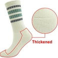 thumbnail image 3 of YooGuoGuo Striped Crew Socks Women - Retro Novelty Socks - Stretchy Casual Athletic Cotton Sock Size 5-11, 3 of 6