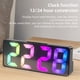 thumbnail image 4 of Reloj Despertador LED Inteligente con Opciones de Visualización Personalizables, Formatos de 12/24 Horas y Control Automático de Brillo Nocturno, Color Negro., 4 of 5