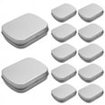 thumbnail image 3 of Contenedores de metal ckepdyeh: paquete de 12 cajas de hojalata de metal, mini cajas portátiles para guardar chinchetas, cuentas, pendientes y joyas, 3 of 8