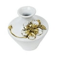 thumbnail image 4 of Florero decorativo minimalista, maceta de arreglo floral, jarrón blanco de cerámica, florero para pieza central de la habitación, mantel, mesa,, 4 of 9