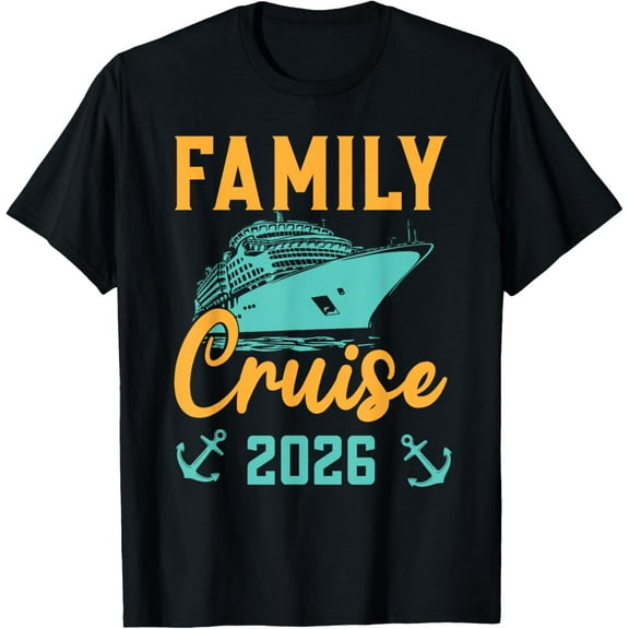 Family Cruise 2026 Family Matching Cruise Vacation Party T-Shirt tee