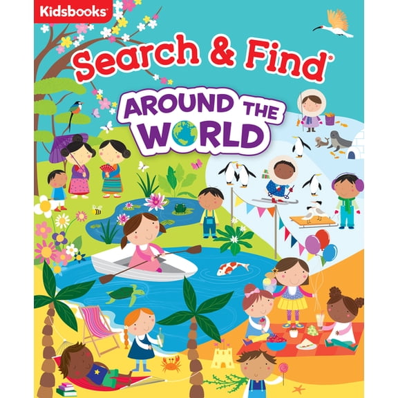 My First Search & Find Around the World, (Board Book)