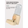 thumbnail image 2 of EPWIOR Pet Water Dispenser, Gravity Feed Bottle, Small Animal Waterer for Rabbits, Guinea Pigs and Cats(Khaki), 2 of 3