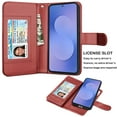 thumbnail image 4 of Takfox Galaxy S25 FE 5G Case,for Samsung Galaxy S25 FE 6.7" Wallet Phone Case,Takfox PU Leather Magnetic Detachable Card Holders Shockproof Kickstand Protective [Flip Folio Cover] Wine, 4 of 8