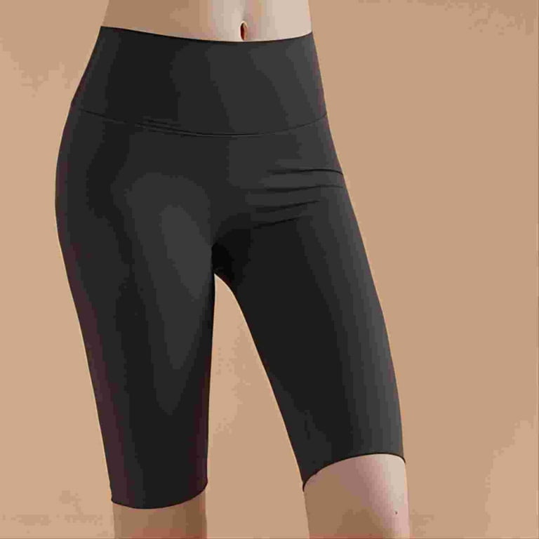 adviicd Short Pants For Women Casual Summer Wide Leg Yoga Pants For Women  Women's Yoga Shorts Ribbed Seamless Workout High Waist Leggings Coffee XL