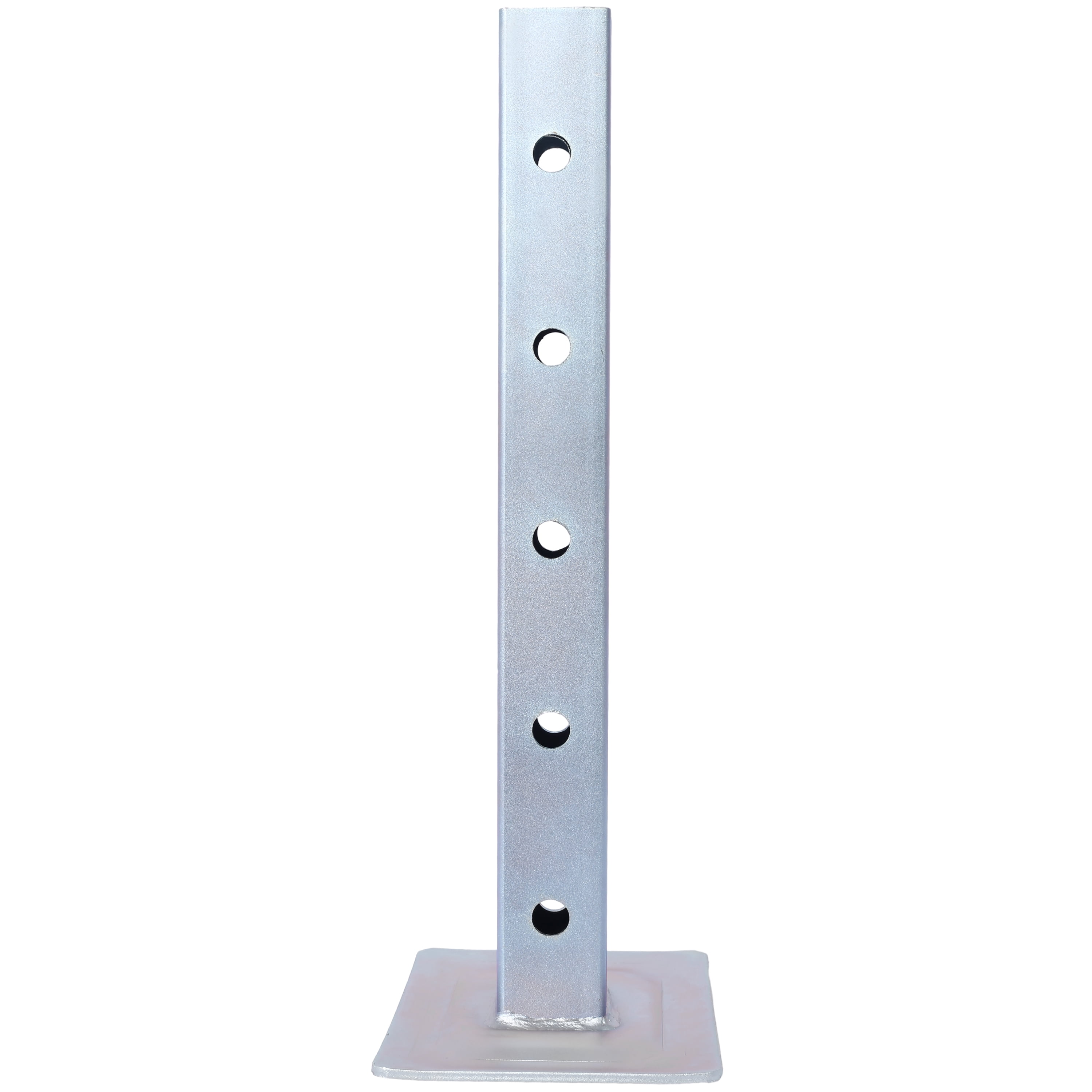 8,000 lbs Top Wind Weld-On Square Tube Drop Leg Jack, Black