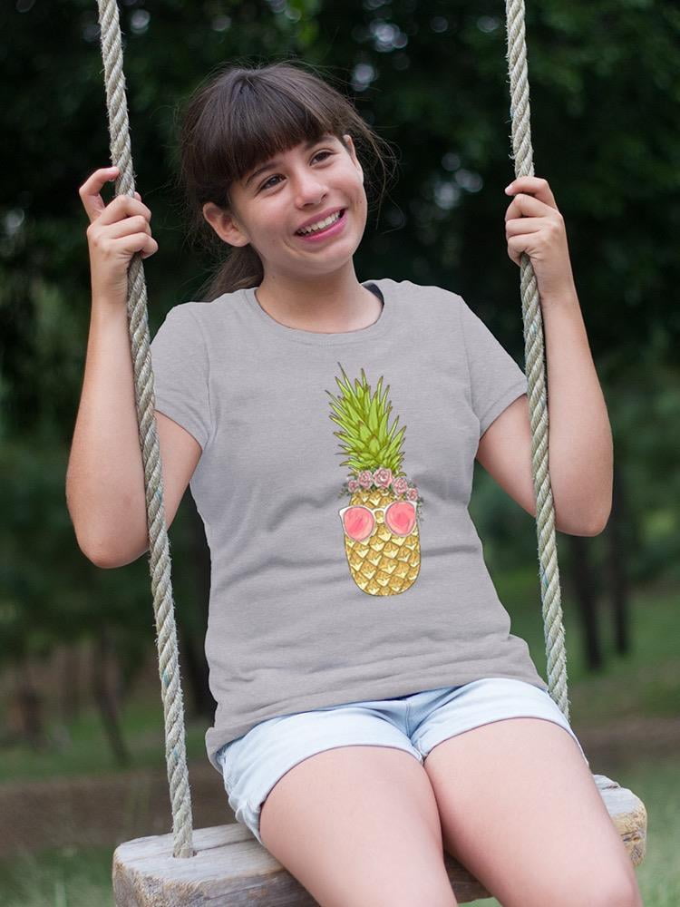 Pineapple With Glasses T-shirt Youth's 