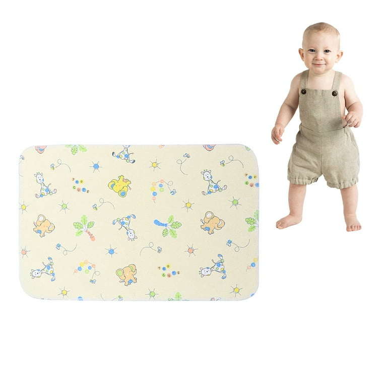 Baby Waterproof Sheet Urine Changing Pads Cartoon Reusable Infant Bedding  Nappy Burp Mattress Changing Mat