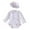 Multi-color, variant on Weryoung Baby Girls Swimsuit Baby Girls Long Sleeve Swimsuit With Hat Beach Swimwear Kids Lovely Swimwear,Light Purple,18-24 Months