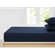 thumbnail image 3 of Sábana bajera ajustable Sweet Home Collection King de microfibra azul marino, 3 of 5