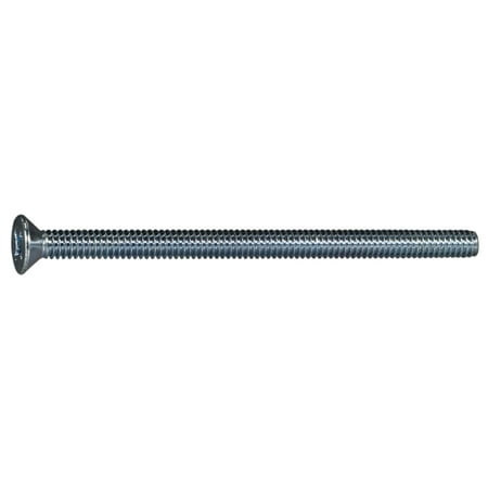 

1/4 -20 x 4 Zinc Plated Steel Coarse Thread Phillips Flat Head Machine Screws MSCFS-558