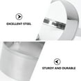 thumbnail image 2 of 3Pcs Classic Stainless Steel Round Biscuit Cutter Circle Cookie Cutters Pastry Dough Cutter with Handle (Plain Edge), 2 of 8