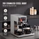 thumbnail image 5 of Cafetera VEVOR de 12 tazas con 3 jarras y 3 calentadores, 5 of 9