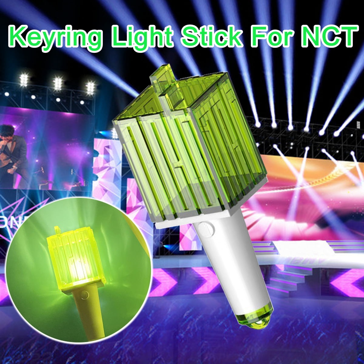KPOP NCT Lightstick Concert FAN GOODS NEW LIGHT STICK NCT Key ring for Official Kpop Concert Walmart
