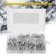 thumbnail image 3 of Remaches ciegos, 120pcs/set M3.2/M4 Kit de surtido de sujetadores de remaches ciegos de aluminio con caja Remache ciego Remache Spptty Herrajes de fijación, 3 of 7
