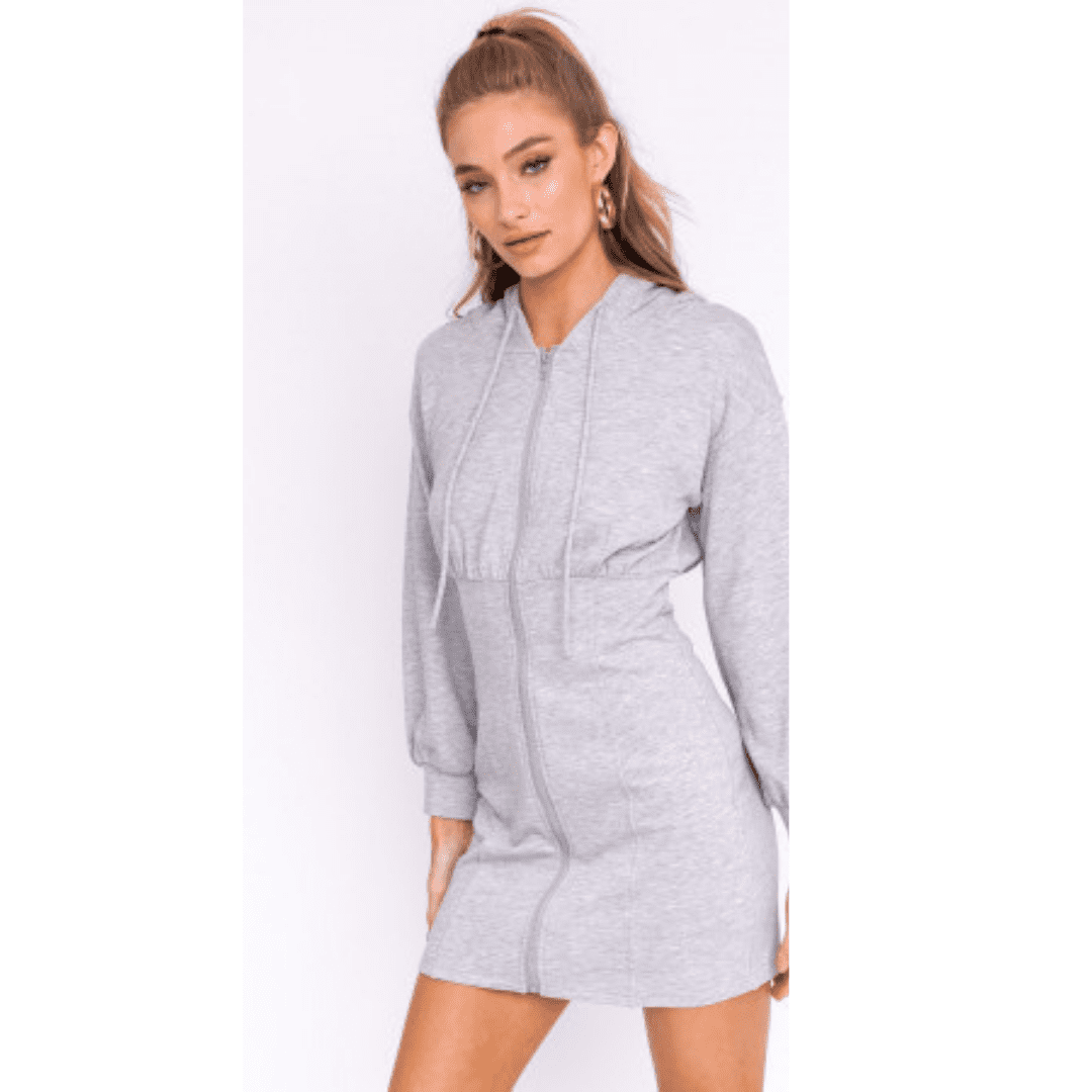 MILLY Womens Hooded Dress