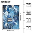 thumbnail image 3 of A5 Notebook, Single Back Sheet Printed on One Side, 60 Sheets Butterflies and Books, 3 of 8