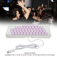 thumbnail image 3 of Portable 60% Gaming Keyboard,Ergonomic RGB 61 Keys Keyboard With  Coated ABS Keycaps, For Win 11,10, 8, 7, Vista, Xp, For Os X Laptop, 3 of 8