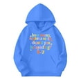 thumbnail image 4 of 67 Six Seven Letter Hoodies Sweatshirts For Kids Hoodies Sweatshirts Casual Kids Graphic Hooded Sweatshirt Unisex Pullover Soft Fleece Athletic Top For Boys And Girls Blue 140(9-10 Years), 4 of 9