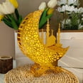 thumbnail image 4 of Kuroiy Ramadan Festival LED Table Ornament, Luminous Decorative Lantern, DIY Hand-Made Puzzle, Unique Hollow Pattern, Soft Glow Night Light, Desktop Eid Decor, One Piece, 4 of 5