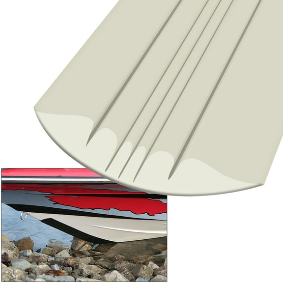 MEGAWARE KEELGUARD Boat Keel Hull Protector, 10-Feet (for Boats up to 26ft), Almond