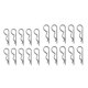 thumbnail image 1 of 20 Piezas de 1,8 Mm Y de material acero Inoxidable Industrial de Enganche Mecánico Pin de Chaveta de cabellero Clip de Tractor shamjiam Clips R de acero inoxidable, 1 of 7