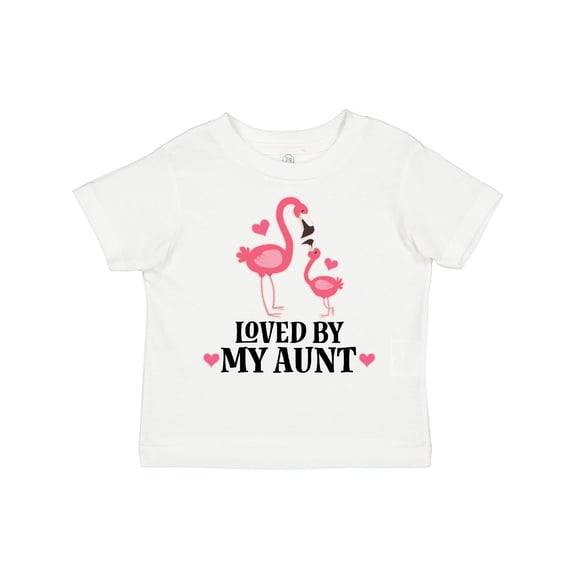 Inktastic My Aunt Loves Me Flamingo Niece Girls Toddler T-Shirt