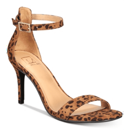 Material Girl Women's Blaire Two Piece Dress Sandals Leopard Size 5.5 M