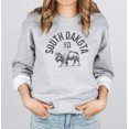 thumbnail image 5 of SOUTH DAKOTA Graphic Unisex Fleece Pullover, 5 of 6