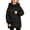 Black, variant on Down Jacket Kids Winter Warm-Puffer Coat with Hood Button Zipper 1-14 Years