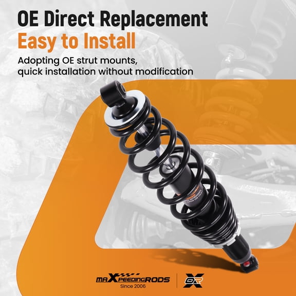 maXpeedingrods 706201163 Front Shock for Can-Am 0utlander 450 2015-2023, for 0utlander 6x6 450 2019-2023, for Outlander 570 2016-2023, for Ranger 800 4x4 2014-2017, for Can-Am Renegade 500 2013-2015