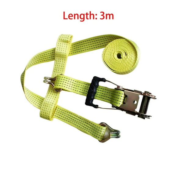 2",50MM,5TX3--6M,super Thick,ratchet Tie Down Cargo Lashing Auto Motor Shipping Packa Strap Shipment Belt Assembly Sling ,Easy to Install