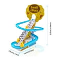 thumbnail image 3 of Ensemble de Jouets Glissoire Pingouin Amusant, Caneton Automatique Monte-Escaliers, Ensemble de Piste Dessin Animé, Mignon Jouet Glissoire Pingouin, Jouet Escalator avec Lumière et Musique (Pingouin), 3 of 6
