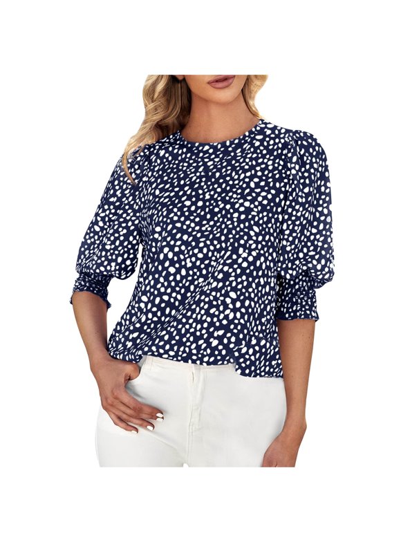 Elbow Length Sleeve Tops