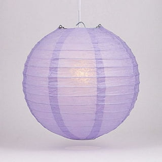 Purple Paper Lanterns (25 Pack) - Avoseta