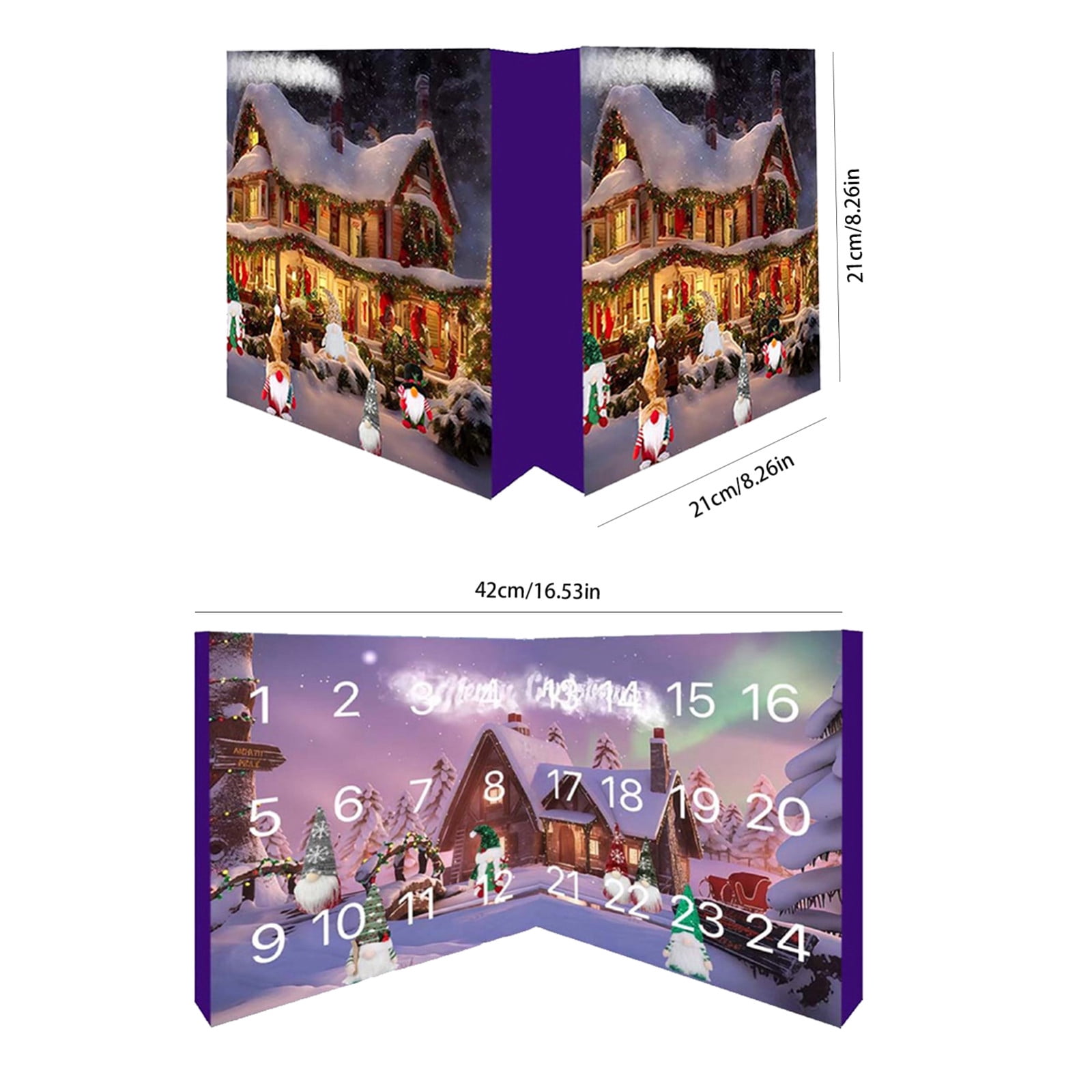 Calendrier De L'Avent 2025 Avec 24 Gnomes à Collectionner - Décoration Compte à Rebours De Noël