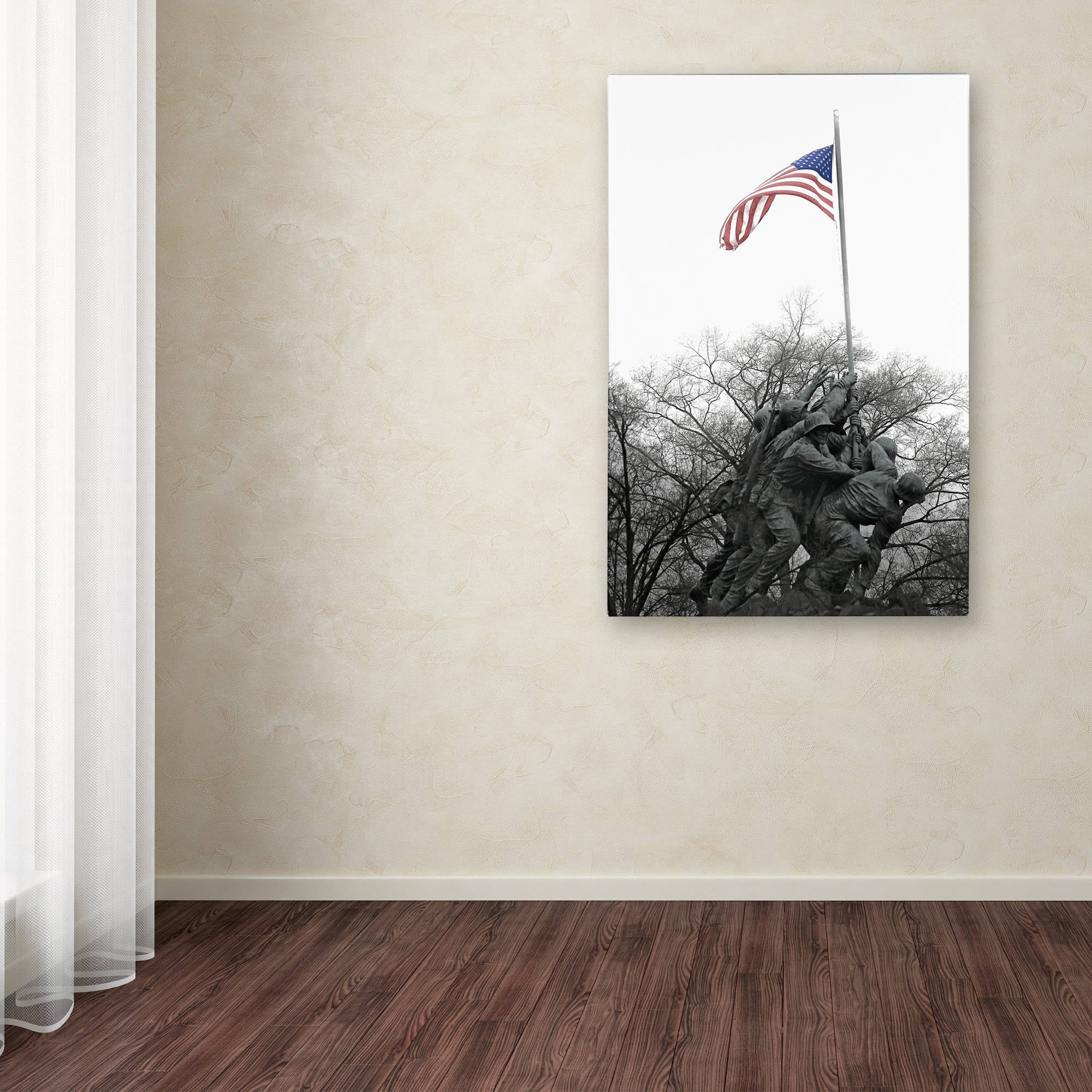 Trademark Fine Art "Courage" Canvas Art by CATeyes