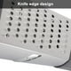 thumbnail image 3 of Rallador de caja profesional, acero inoxidable con 4 lados, ideal para queso parmesano, verduras, jengibre, tamaño XL Xemadio SNFLD677, 3 of 7