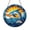 Acrylic 3.5 Inch, variant on Vibrant Dolphin Round Window Panel Stained Glass – Perfect Beach or Coastal Decor