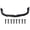 Carbon Black, variant on Front Bumper Lip Splitter Unpainted Fit for 2006-2007 Subaru Impreza WRX STI CS2