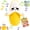 Fruit, variant on Wrapango Musical Sensory Toys, Interactive Music Plush Toy with Human Touch Sensors and Sounds, Fun Christmas and Birthday Gifts Suitable for Multiplayer interaction